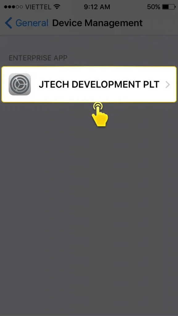 STEP 6 เลือกเมนู JTECH DEVELOPMENT PLT