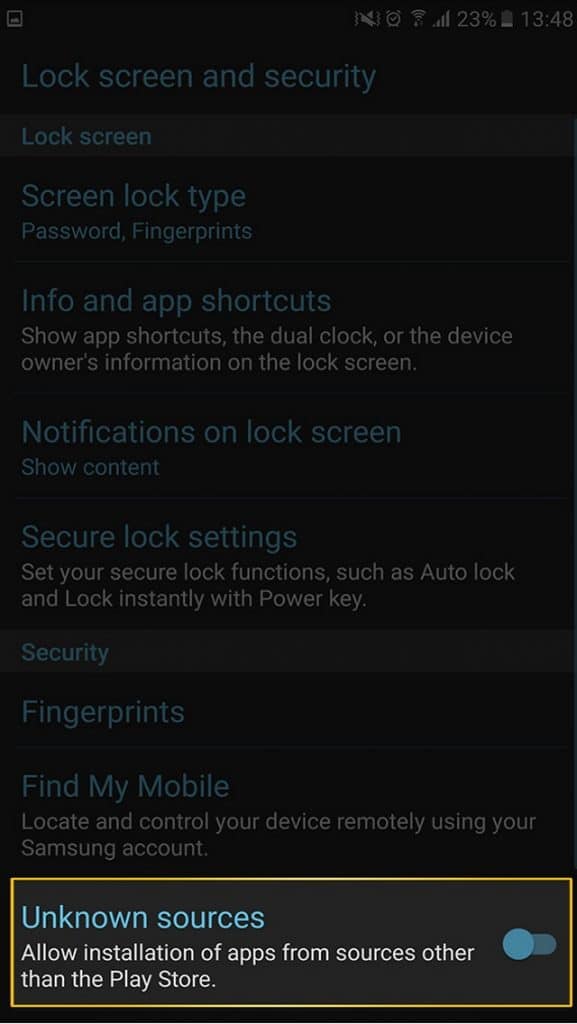 STEP 3 Unknown sources