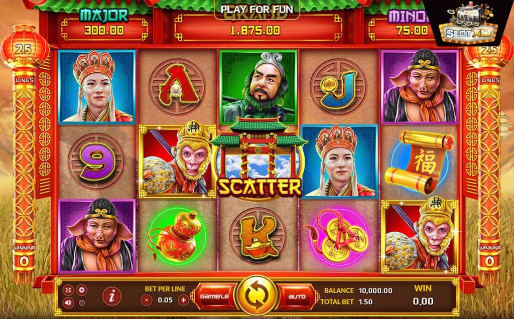 ทดลองเล่น Journey To The West 1 ตัวอย่างสล็อต Journey To The West