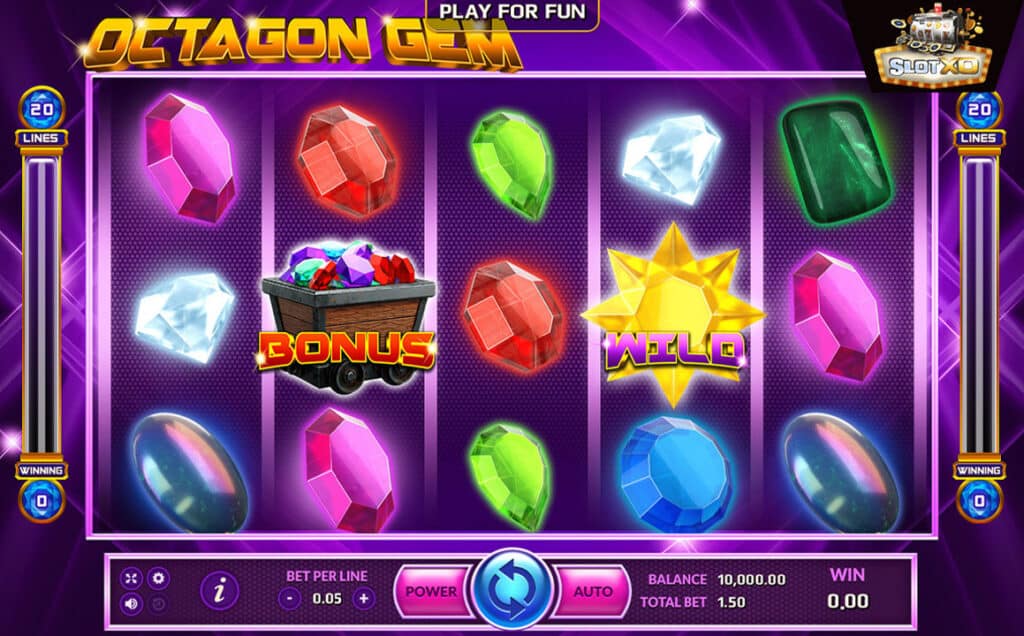 ทดลองเล่น Octagon Gem 1 ตัวอย่างสล็อต Octagon Gem