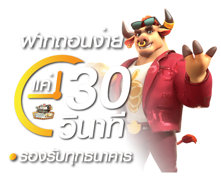 ฝากถอนง่ายแค่ 30วินาที
