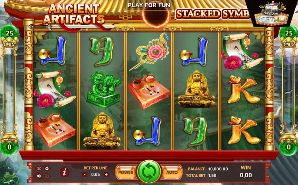 ทดลองเล่น Ancient Artifacts 1 ตัวอย่างสล็อต Ancient Artifacts