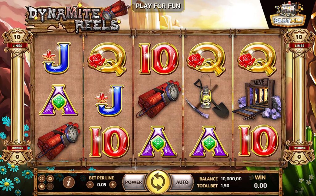 ทดลองเล่น Dynamite Reels 1 ตัวอย่างสล็อต Dynamite Reels