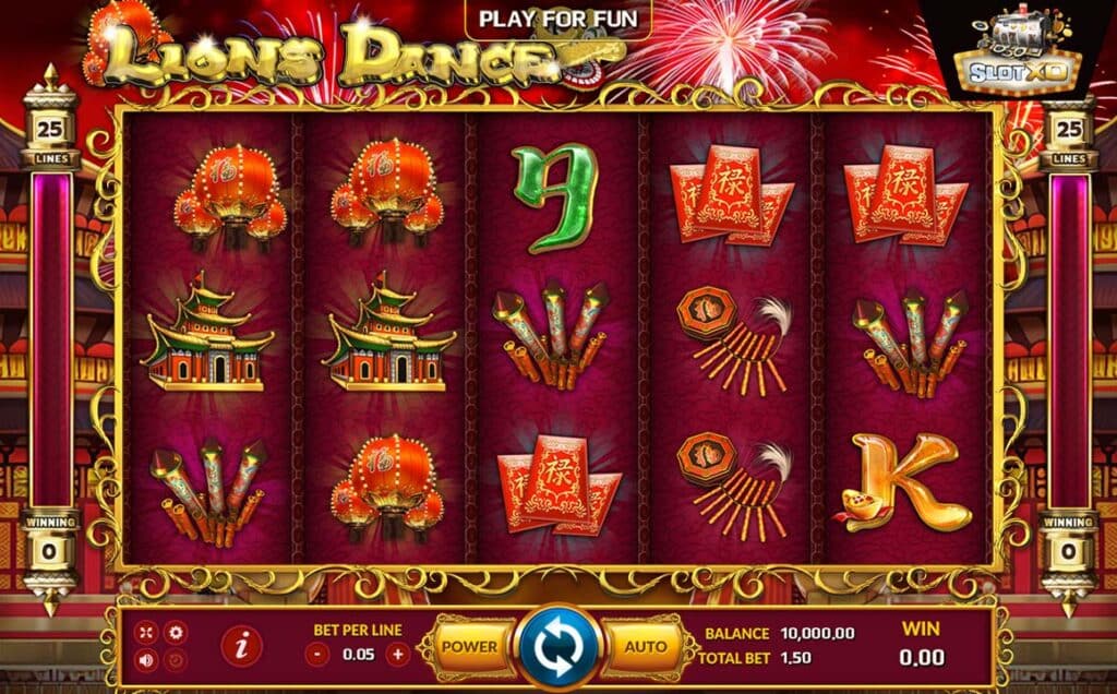 ทดลองเล่น Lions Dance 1 Lions Dancตัวอย่างสล็อต Lions Dancee