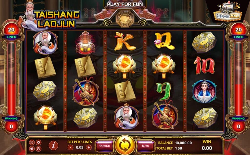 ทดลองเล่น Tai Shang Lao Jun 1 ตัวอย่างสล็อต Tai Shang Lao Jun