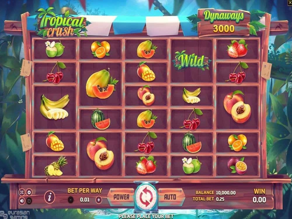 ตัวอย่างเกม Tropical Crush
