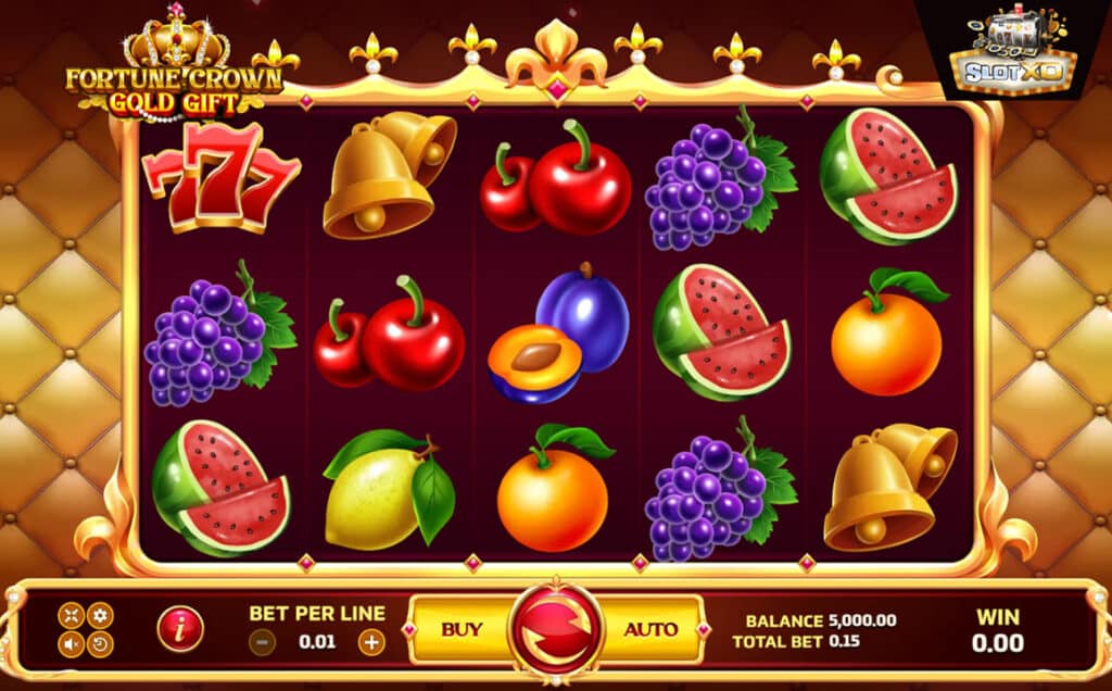 ตัวอย่างสล็อต Fortune Crown Gold Gift